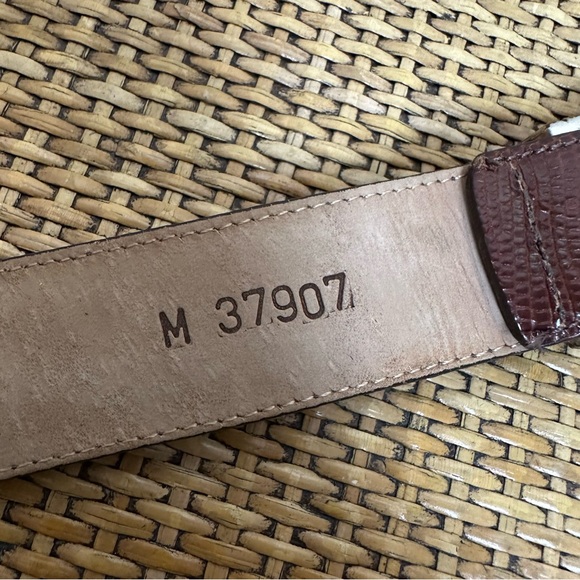 VTG 90 Brighton Museum Collection Brown Roman Coins Pegasus Brown Leather Belt - Picture 9 of 10